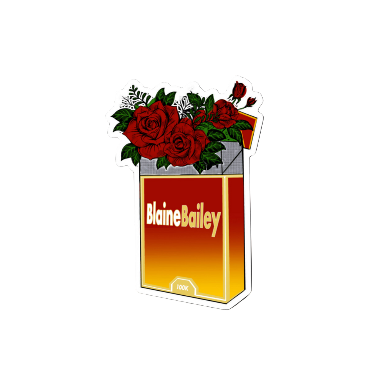 Cigarettes and Roses Sticker